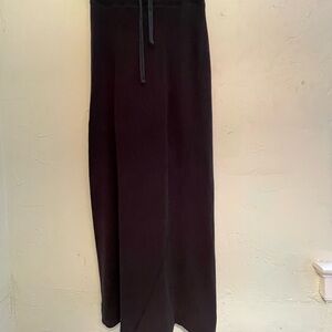 James Perse Black Long Pencil Skirt Super Ultra Soft Cotton Stretchy